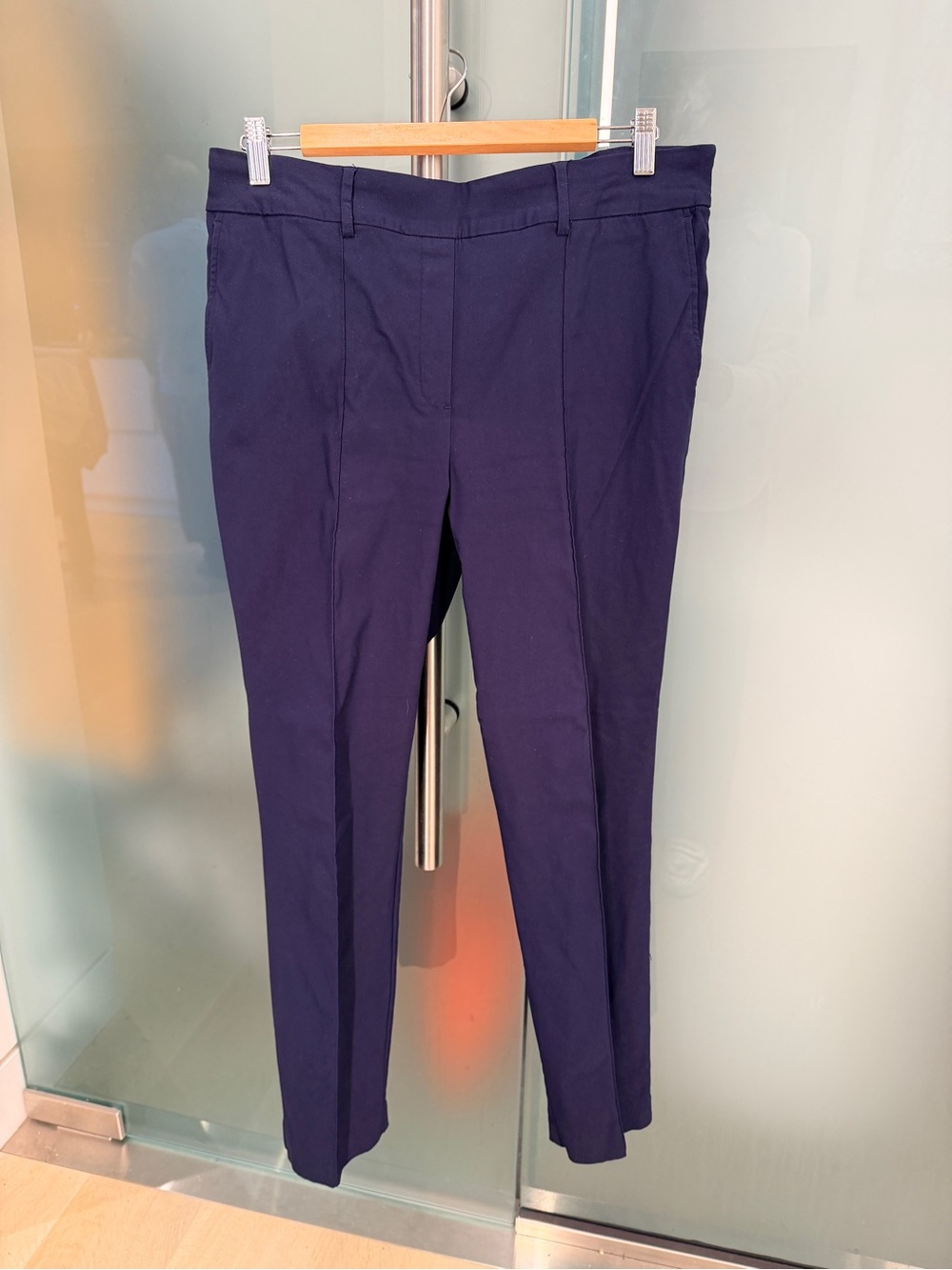 Hilary Radley Navy Slim Tailored Trousers